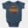 Naan Apudiye Shoooock Aayitten Short Sleeve Baby Onesie in Navy Color